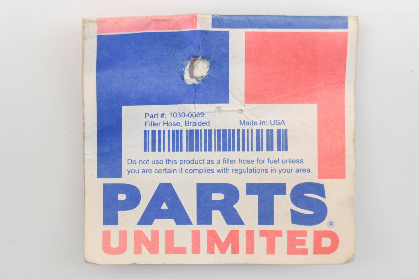 Parts Unlimited 1030-0009 Braided Filler Hose NOS
