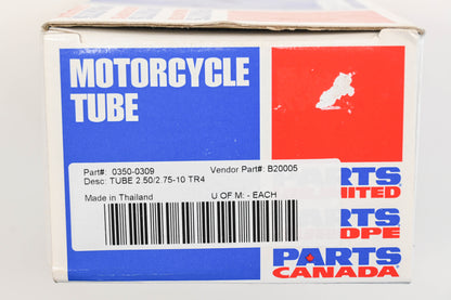 Parts Unlimited 0350-0309 2.50/2.75-10 TR4 Tube NOS