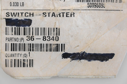 Toro 36-8340 Starter Switch NOS