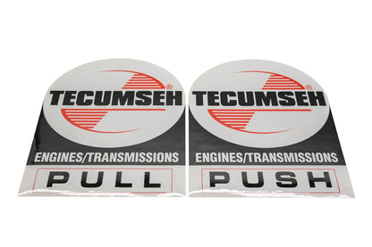 New OEM Tecumseh 696196 Decals Qty 2 NOS