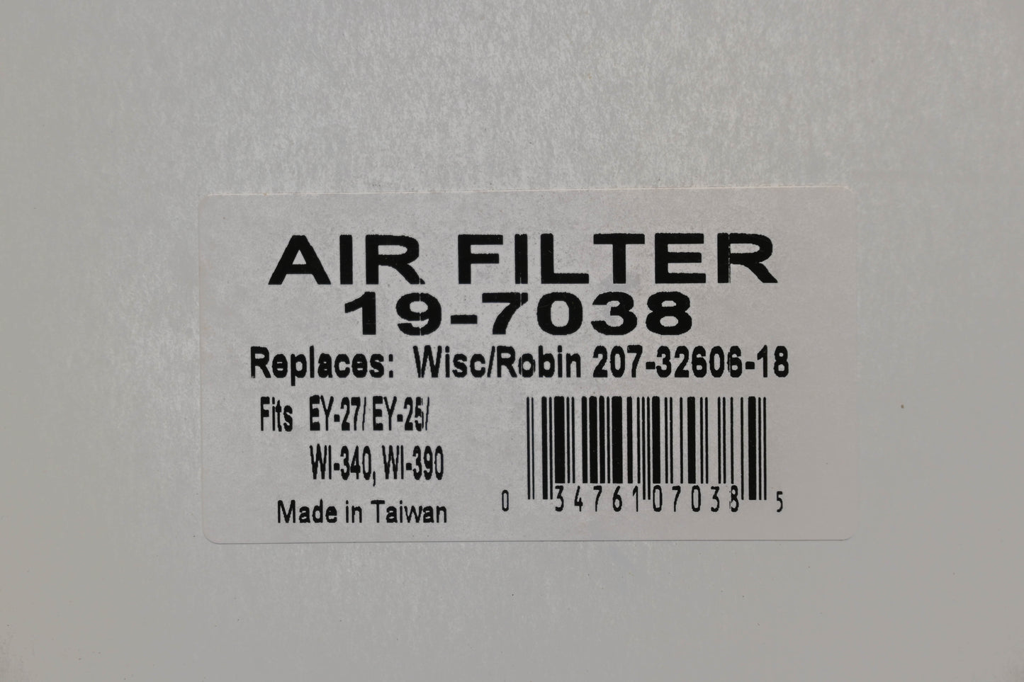 Rotary 19-7038, 207-32606-18, 207326018 Air Filter NOS