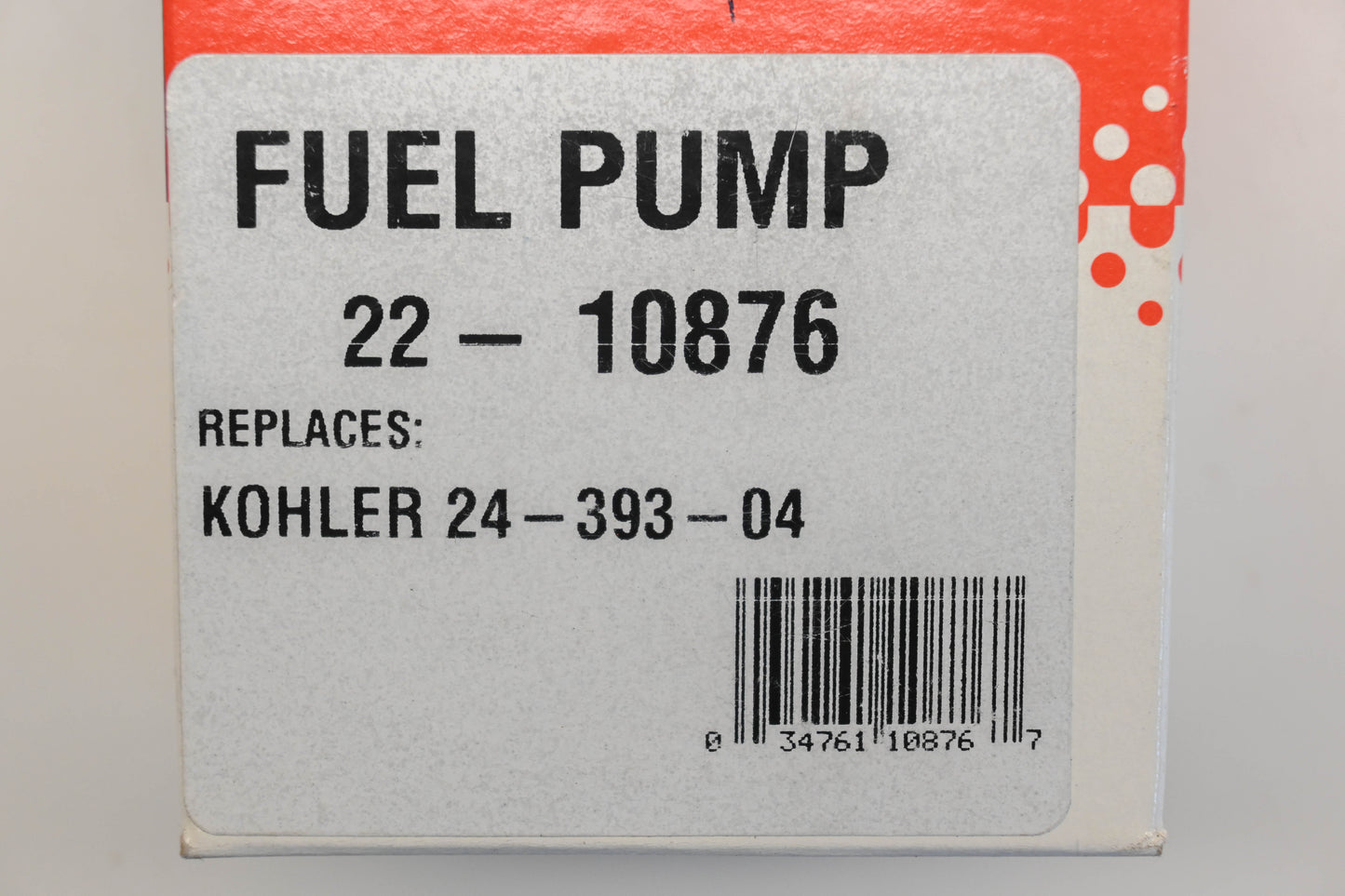 Rotary 22-10876, 24 393 04-S, 692313 Fuel Pump NOS