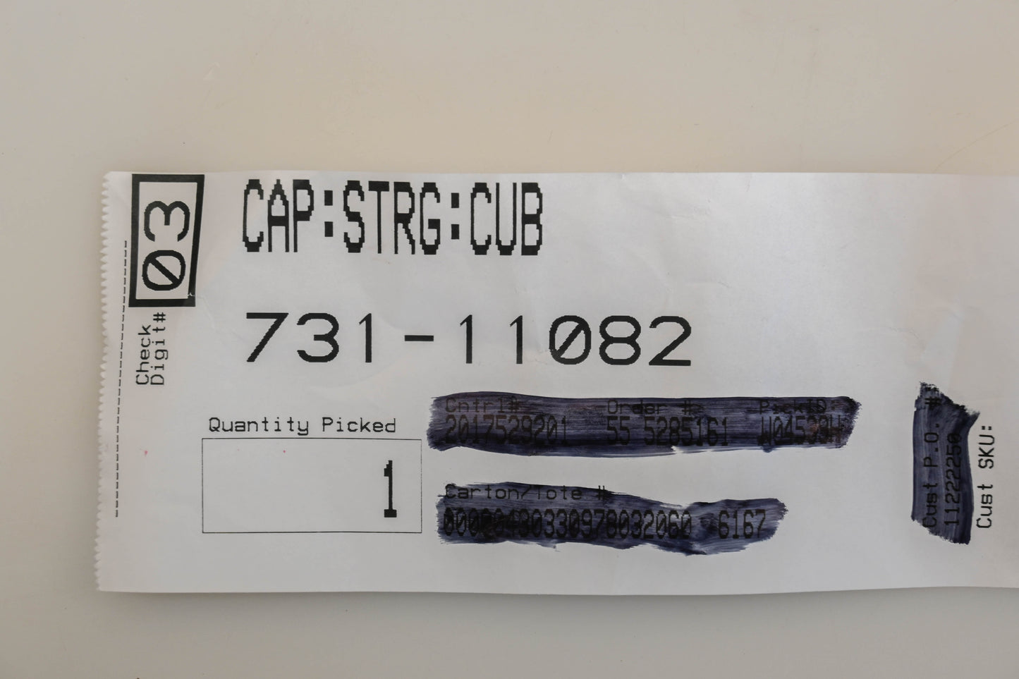 Cub Cadet 731-11082, 731-13771 Steering Wheel Cap NOS