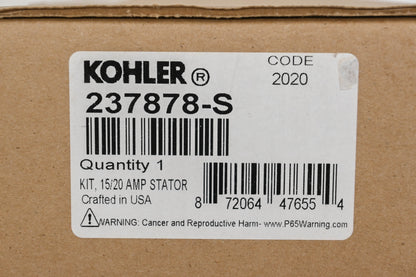 Kohler 237878-S 15/20Amp Stator Kit NOS