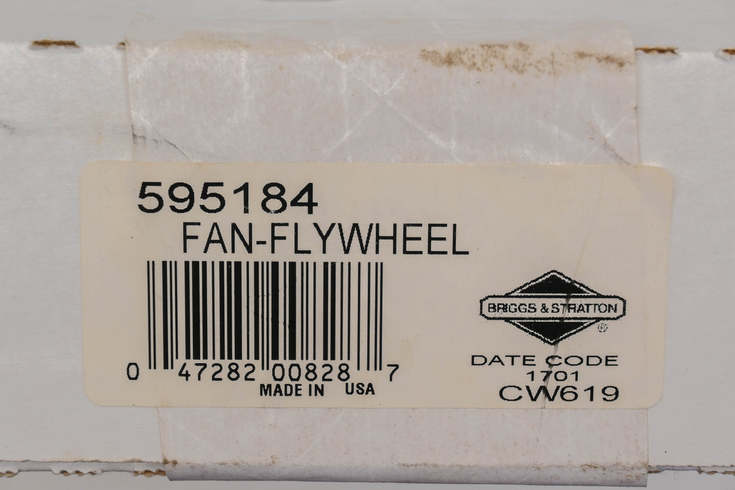 New OEM Briggs & Stratton 595184 Flywheel Fan NOS