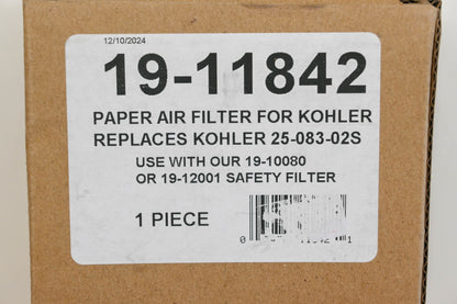 Rotary 19-11842, 25-083-02S Air Filter NOS