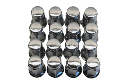 Aftermarket 0223-0099 M10-1.25 Chrome Flat Lug Nuts Qty 16 NOS