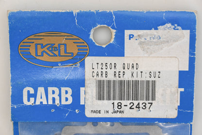 K&L 18-2437 LT250R Carburetor Repair Kit NOS