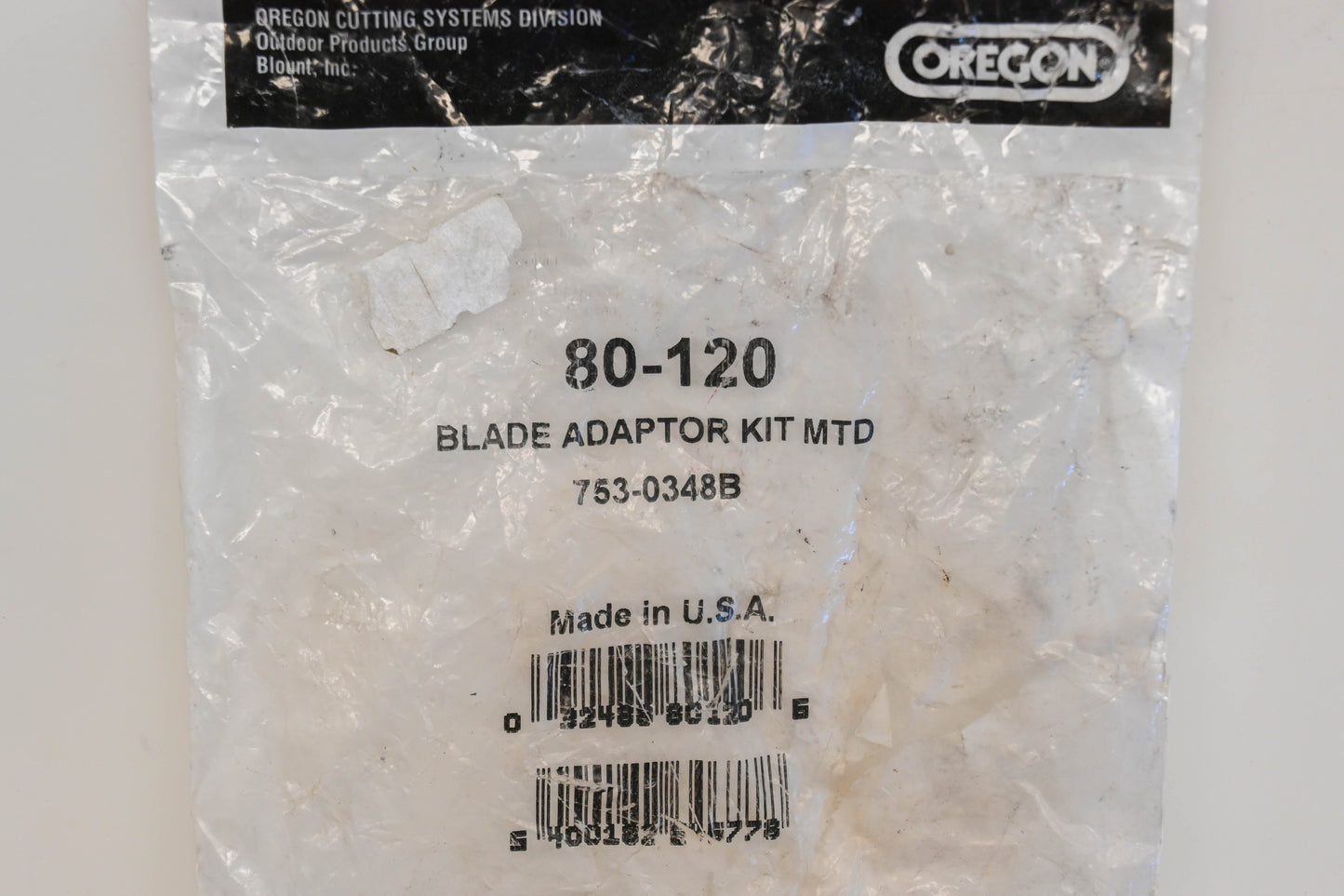 Oregon 80-120, 753-0348B Blade Adapter NOS