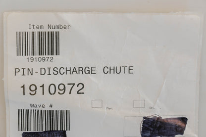 MTD 1910972 Discharge Chute Pin NOS