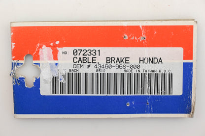 Parts Unlimited 072331, 43460-968-000 Rear Brake Cable NOS