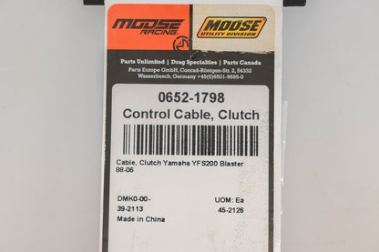 Moose 0652-1798, 39-2113 Clutch Cable NOS