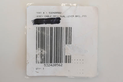 New OEM Husqvarna 532420562 Drive Cable NOS