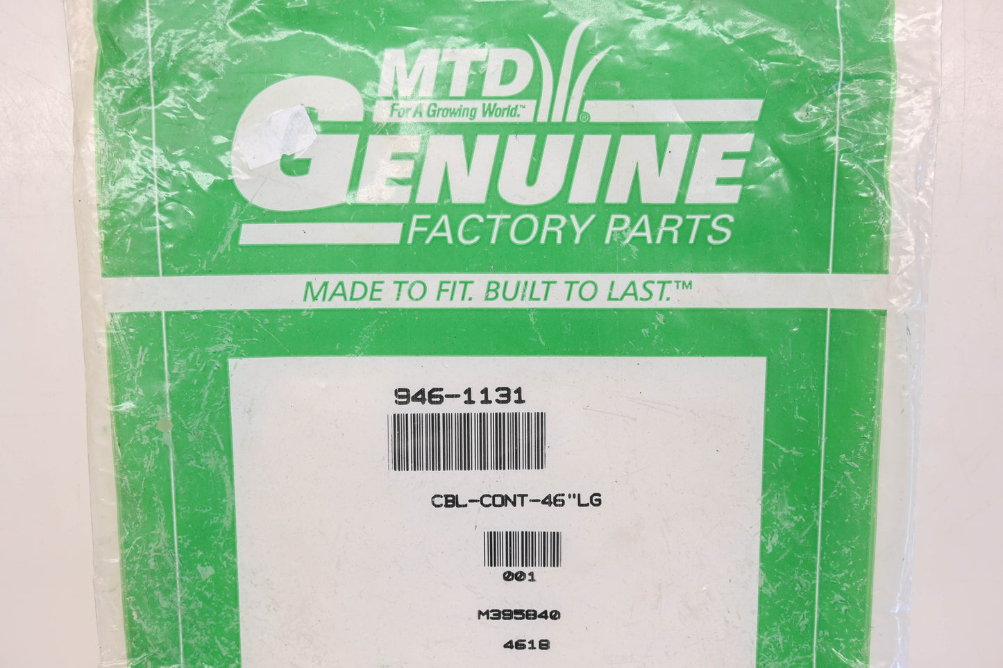 MTD 946-1131 46" Control Cable NOS