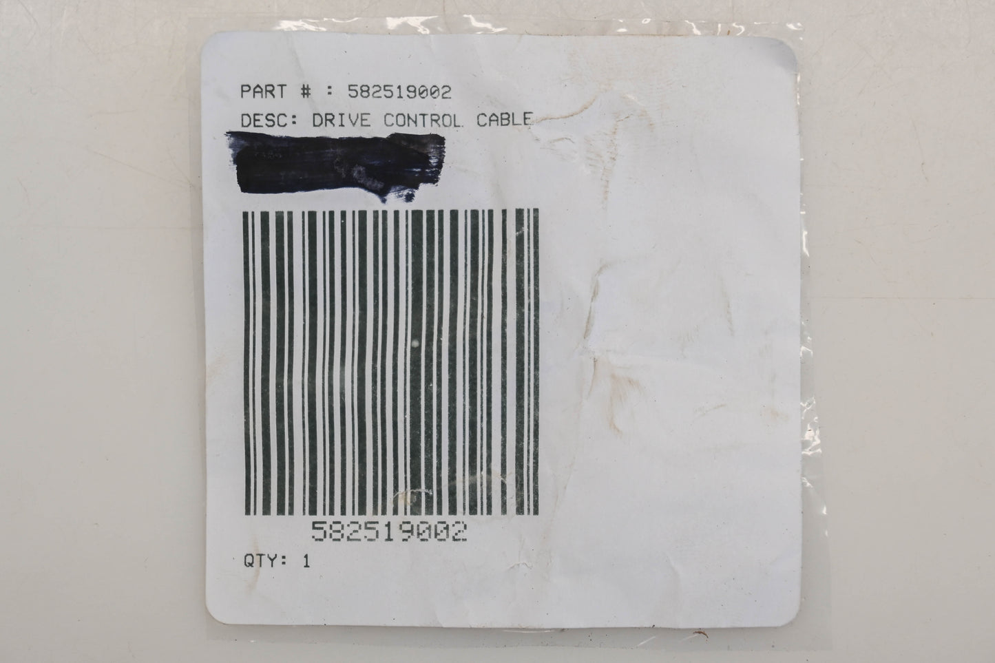 New OEM Husqvarna 582519002 Drive Control Cable NOS
