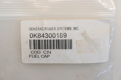 Generac 0K84300189 Fuel Cap Assembly NOS