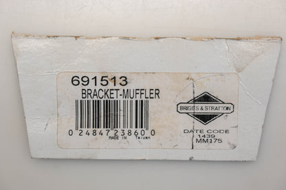 New OEM Briggs & Stratton 691513 Muffler Bracket NOS