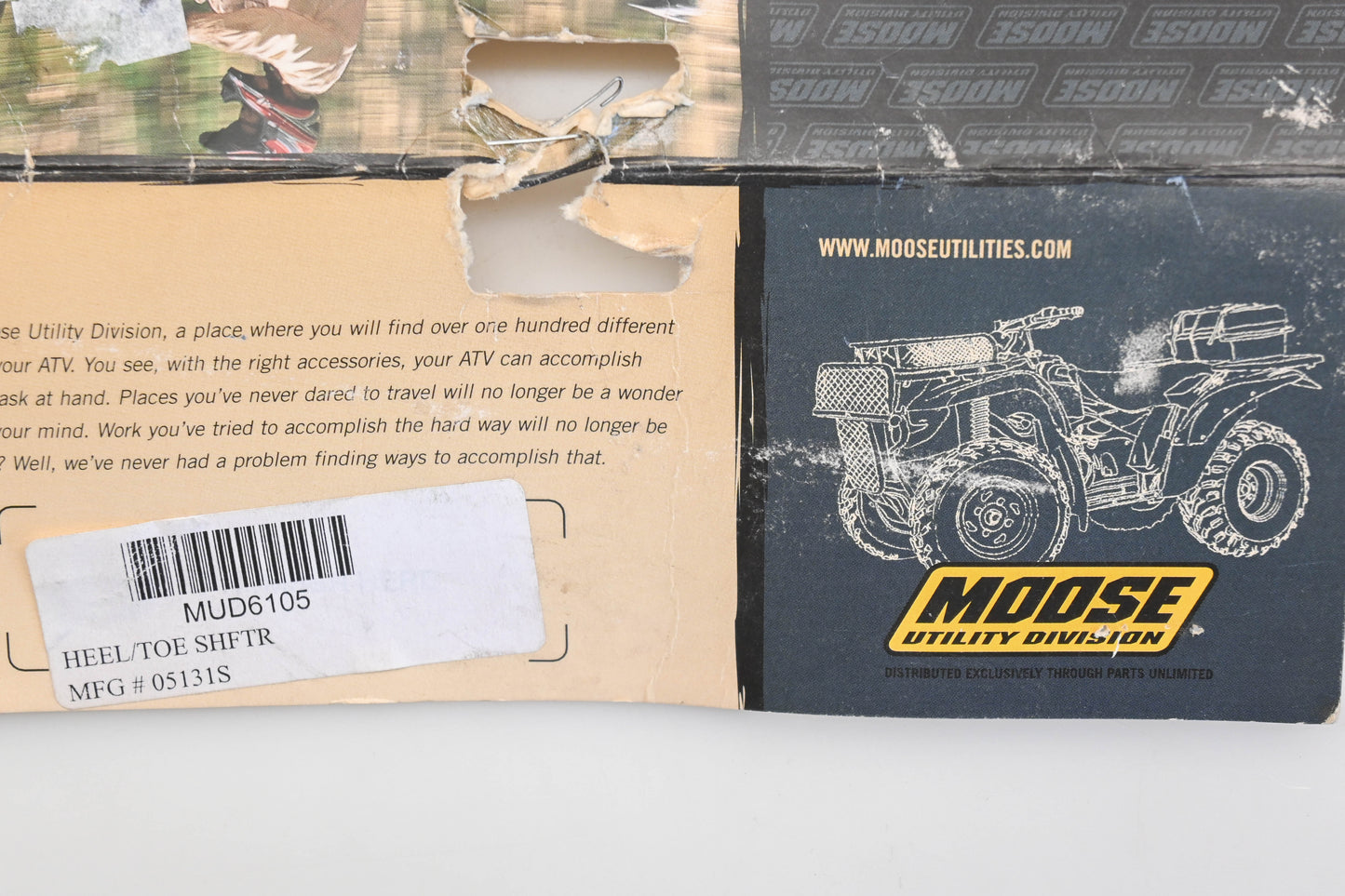 Moose MUD6105, 05131S Heal/Toe Shifter NOS