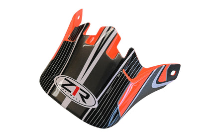 Z1R ZRX006 Orange/Black Roost Visor NOS