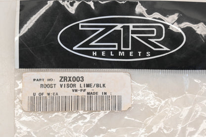Z1R ZRX003 Lime/Black Roost Visor NOS