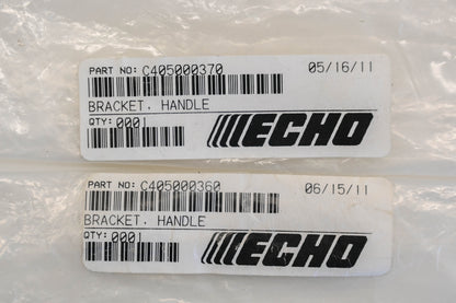 New OEM Echo C405000370, C405000360 Handle Bracket Kit NOS