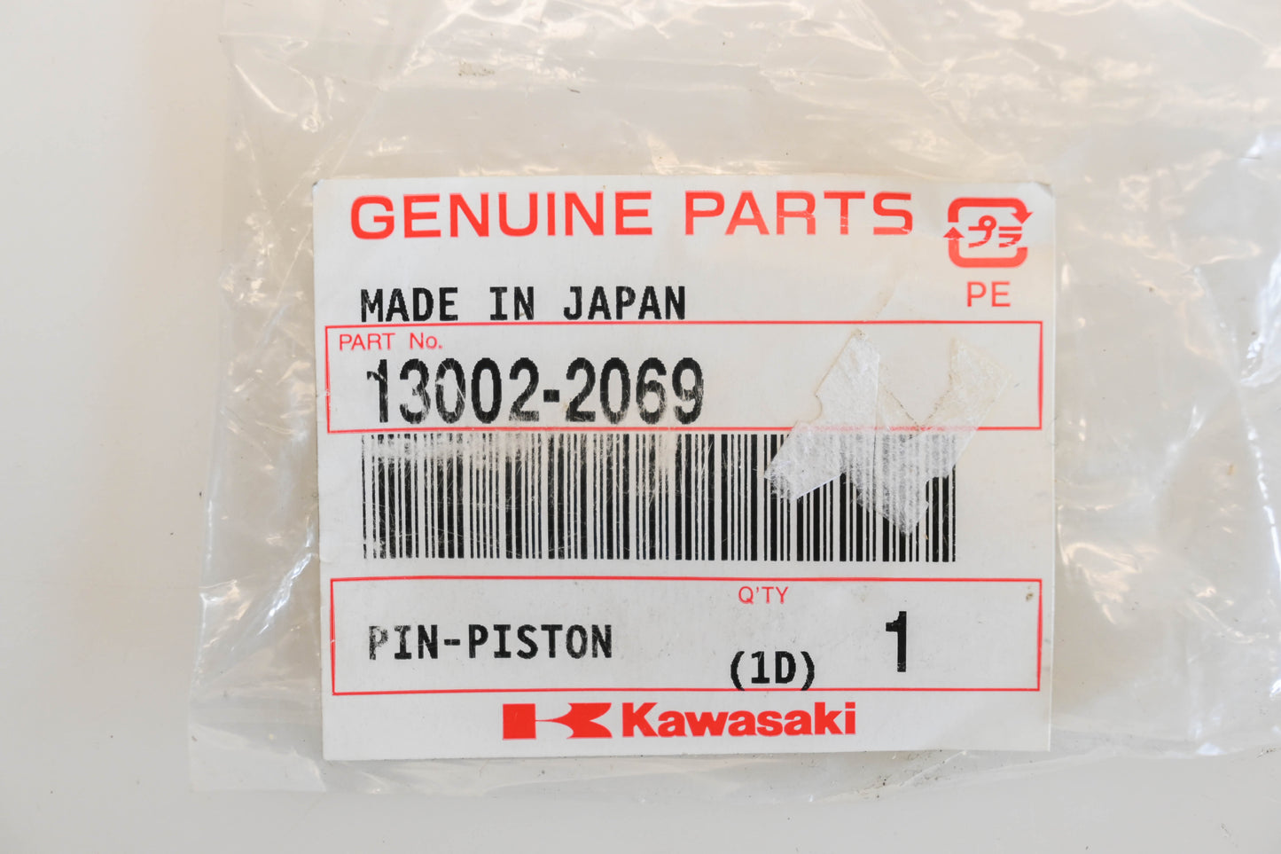 New OEM Kawasaki 13002-2069 Piston Pin NOS