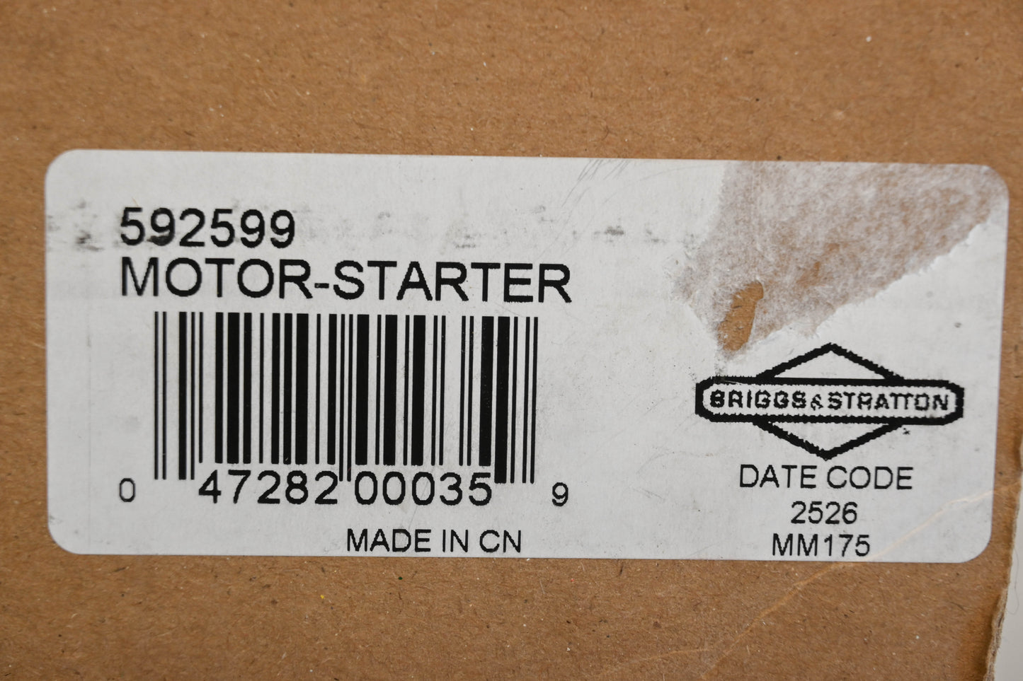 New OEM Briggs & Stratton 592599 Starter Assembly NOS