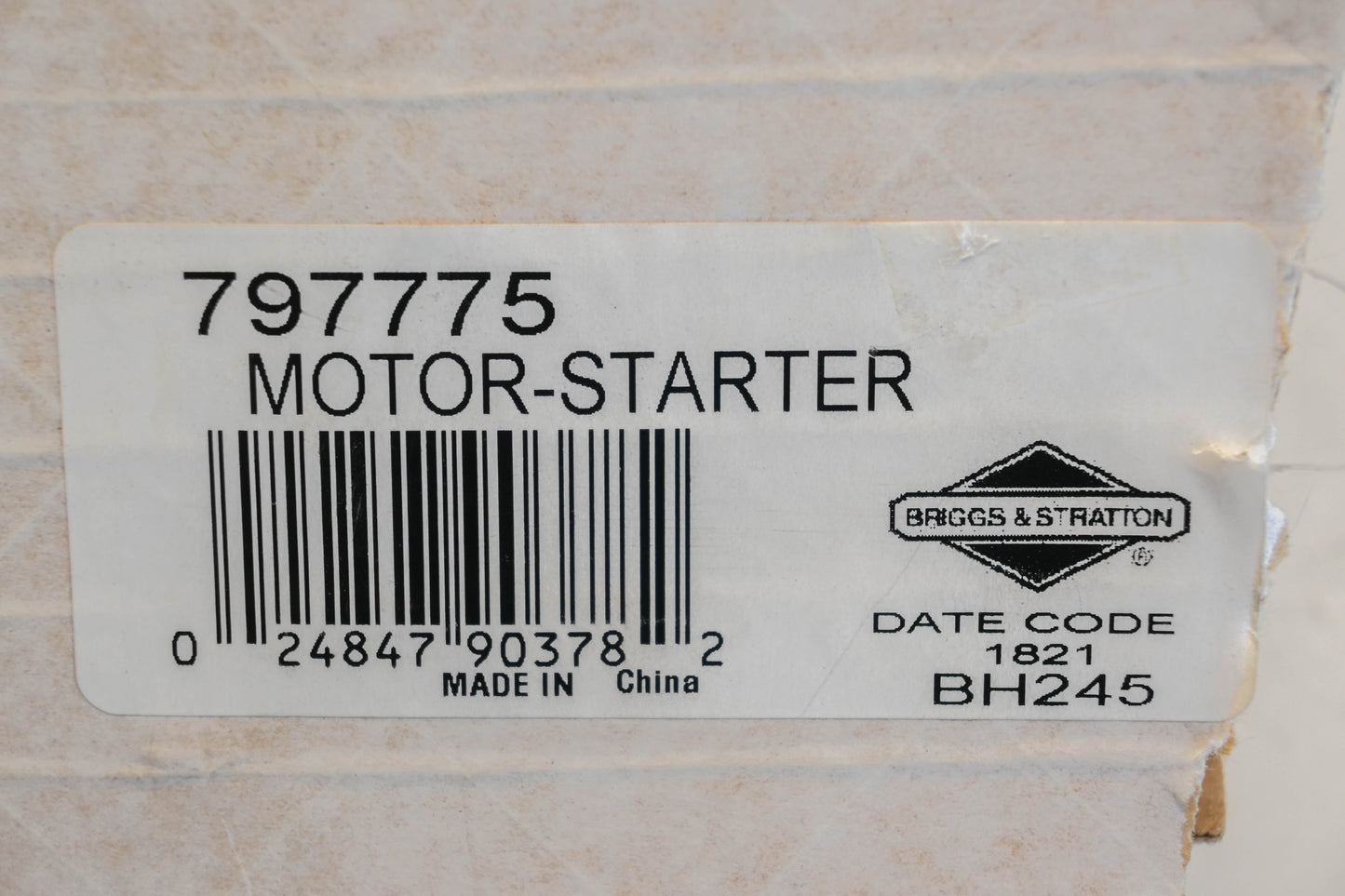 New OEM Briggs & Stratton 797775 Starter Assembly NOS