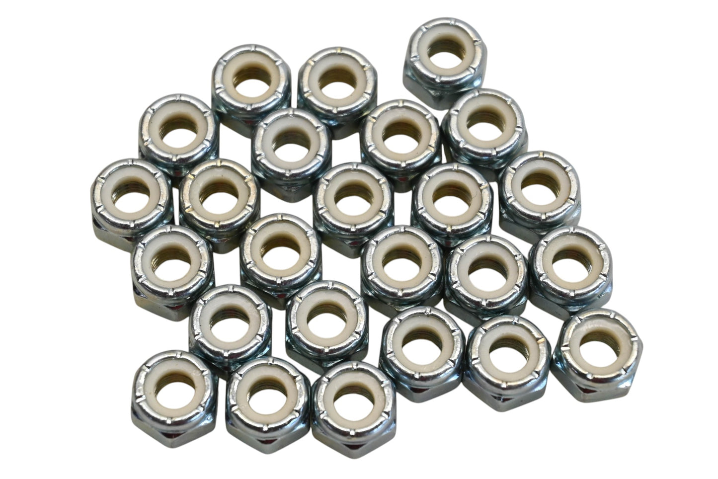 Aftermarket AZ004A-12 1/4" x 28 Nylon Lock Nuts Qty 25 NOS