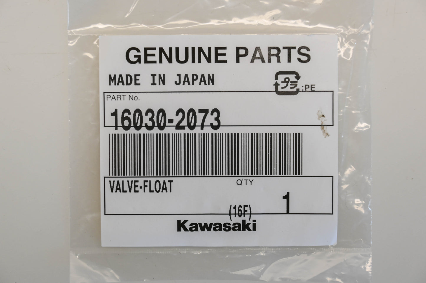 New OEM Kawasaki 16030-2073 Float Valve NOS