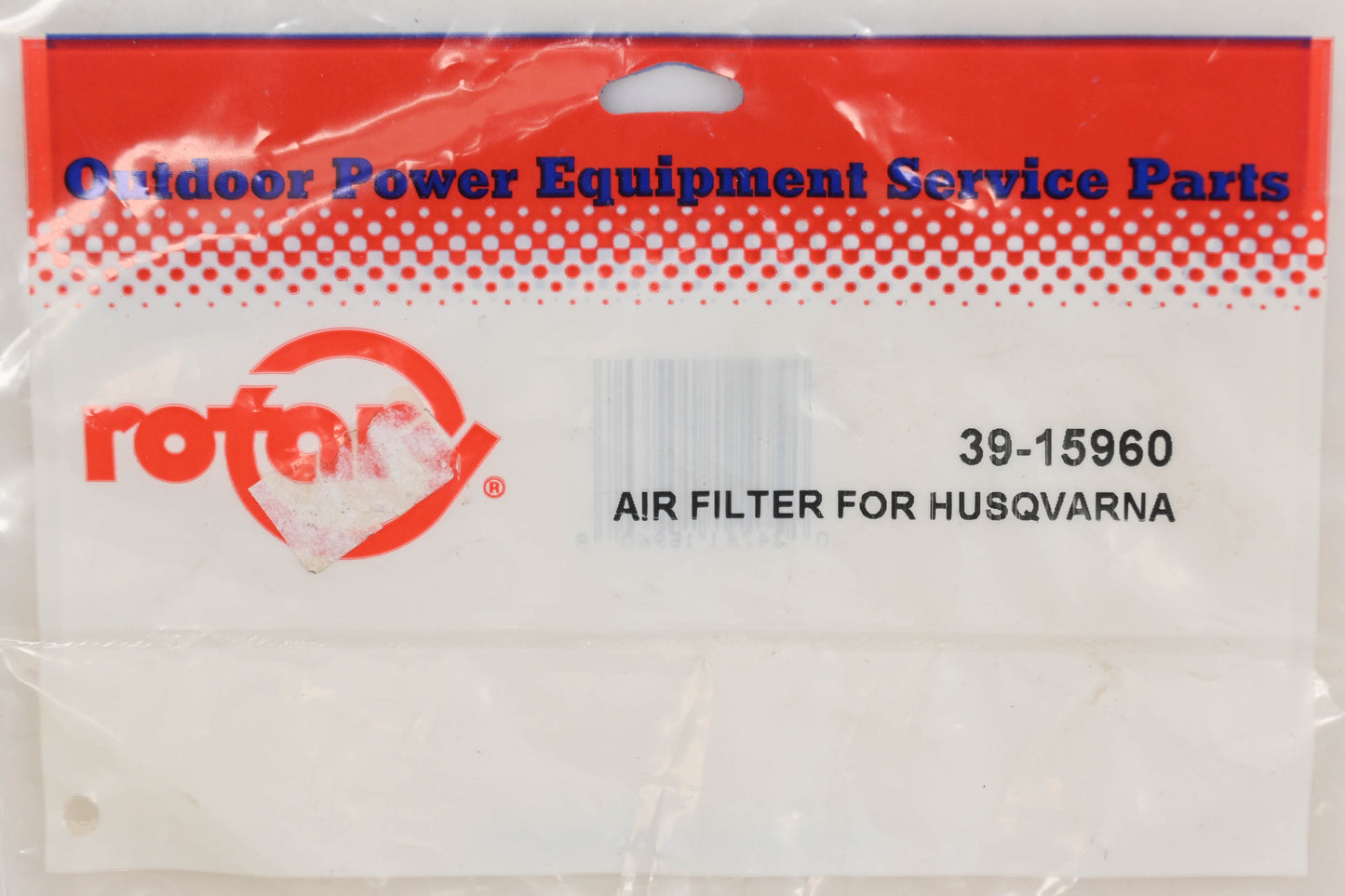 Rotary 39-15960, 537 20 75-01, 537207501 Air Filter NOS