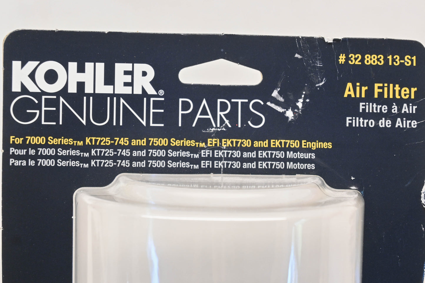 Kohler 32 883 13-S1, 32 883 13-S, 3288313S Air Filter Kit NOS