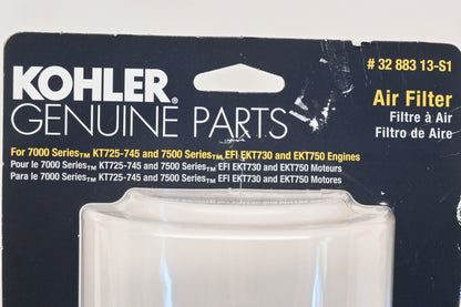 Kohler 32 883 13-S1, 32 883 13-S, 3288313S Air Filter Kit NOS