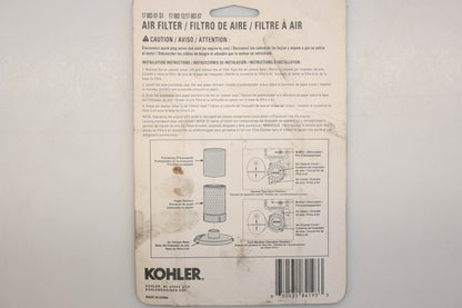 Kohler 17 883 07-S1, 17 083 12, 17 083 07 Air Filter NOS