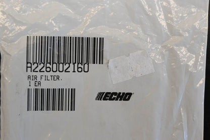 New OEM Echo A226002160 Air Filter NOS