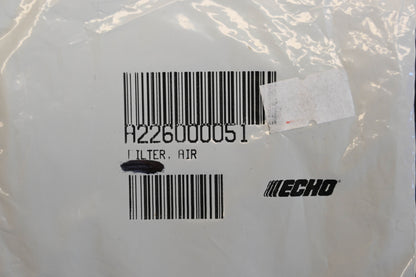 New OEM Echo A226000051 Air Filter NOS