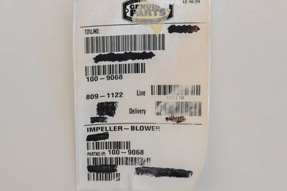 Toro 100-9068 Blower Vacuum Impeller NOS
