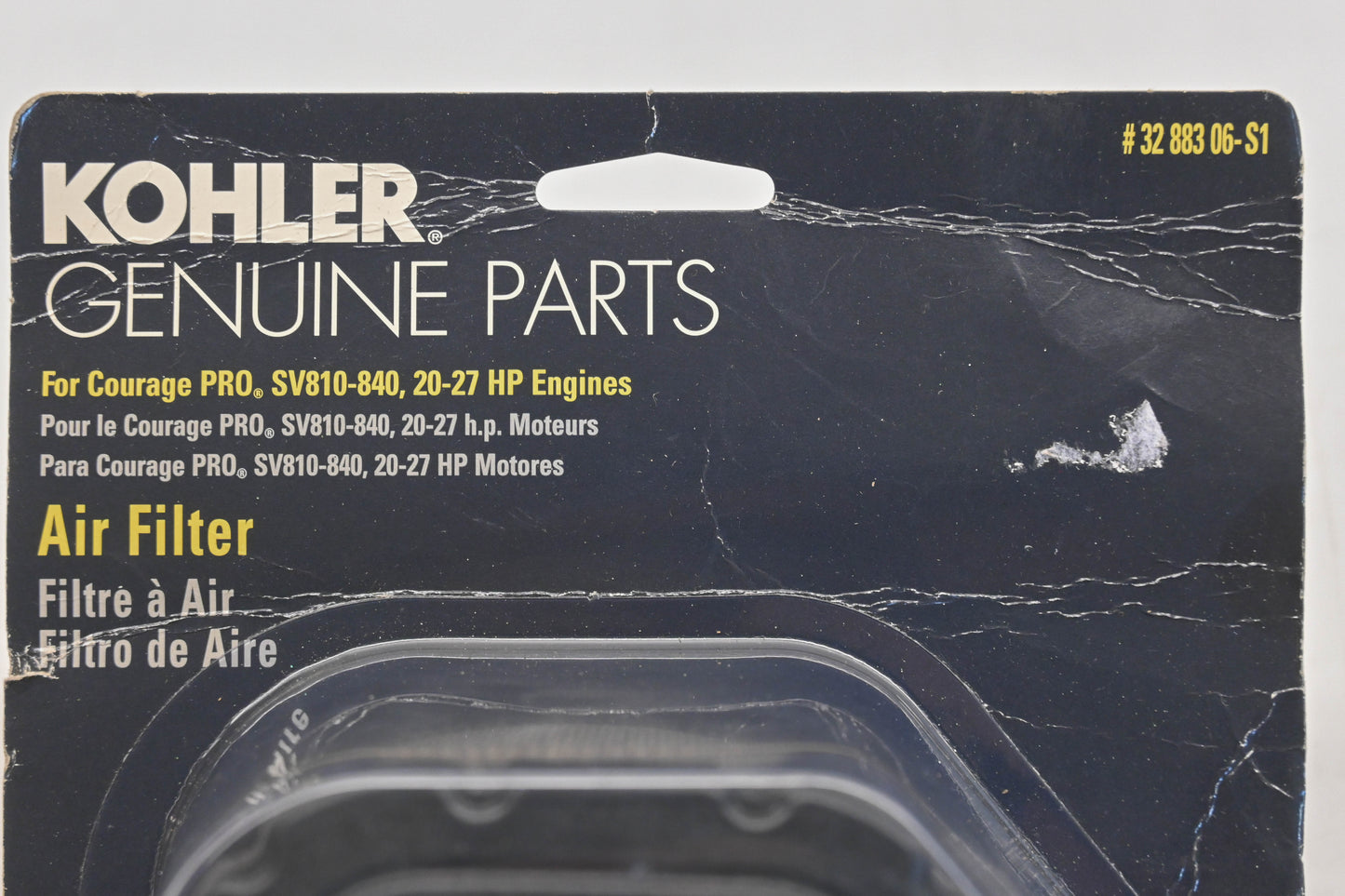 Kohler 32 883 06-S1 Air Filter Kit NOS