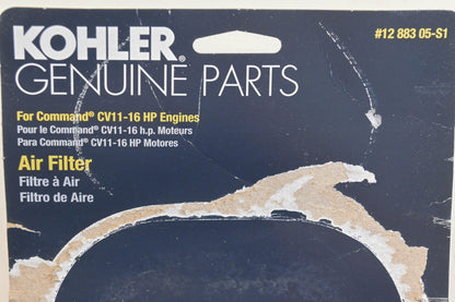 Kohler 12 883 05-S1, 1288305S1 Air Filter Kit NOS