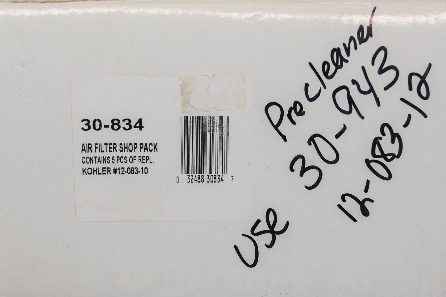 Oregon 30-834 Air Filters Qty 6 NOS