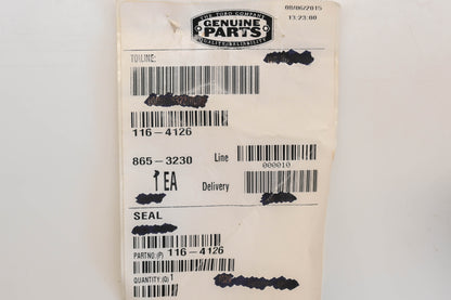Toro 116-4126 Seal NOS