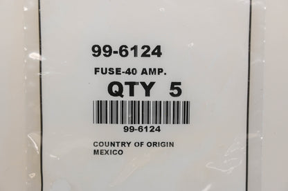 Toro 99-6124 40 Amp Fuses Qty 5 NOS