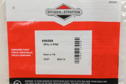 New OEM Briggs & Stratton 690589 O-Ring Seal NOS
