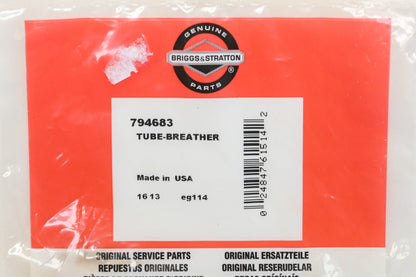 New OEM Briggs & Stratton 794683 Breather Tubes Qty 2 NOS