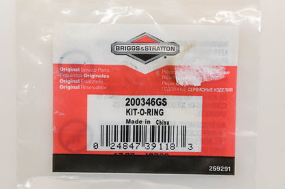 New OEM Briggs & Stratton 200346GS O-Ring Kit NOS
