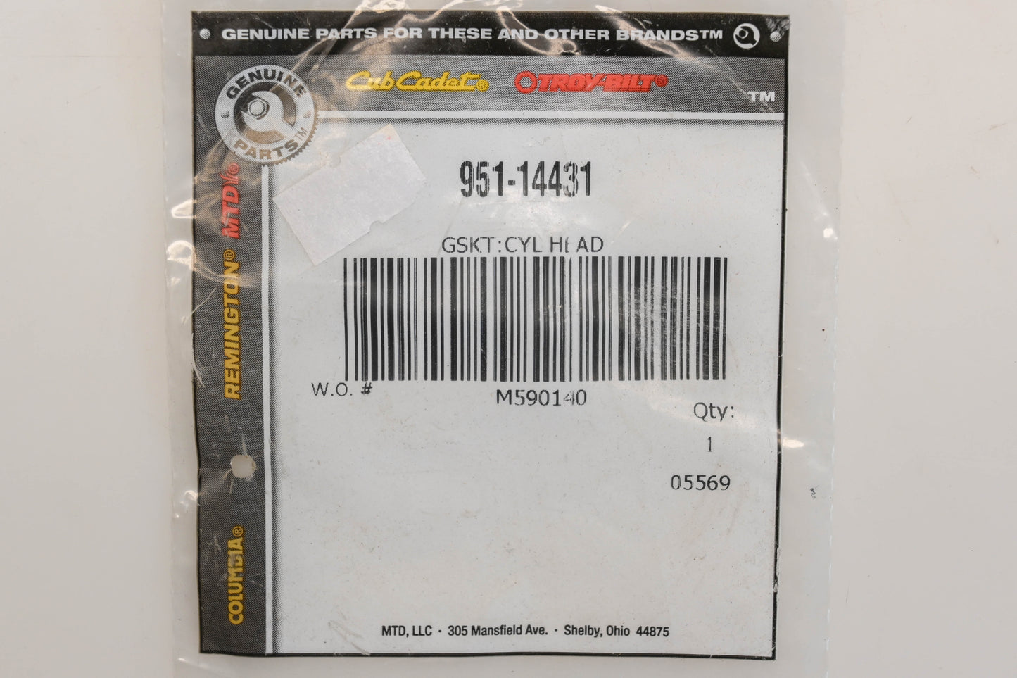 MTD 951-14431 Head Gasket NOS