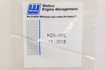 Walbro K20-WYL, 753-04014 Carburetor Repair Kit NOS