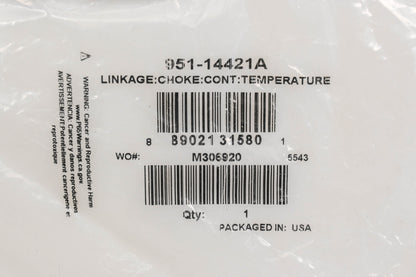 MTD 951-14421A Choke Linkage NOS