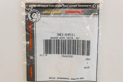 MTD 983-04511 46" Deck Brake NOS