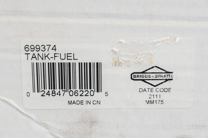 New OEM Briggs & Stratton 699374 Fuel Tank Assembly NOS